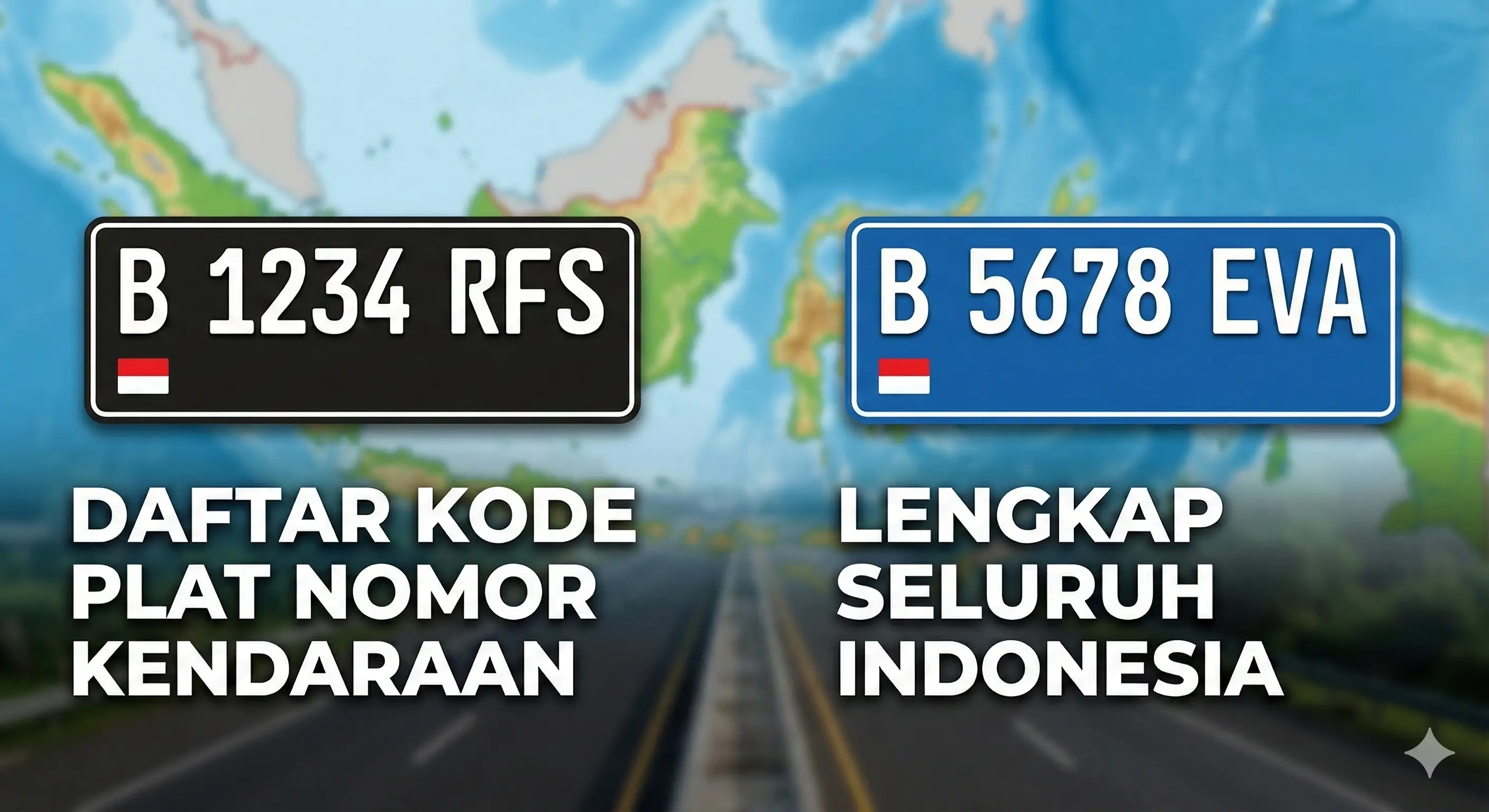 Complete List of Vehicle License Plate Codes Across Indonesia